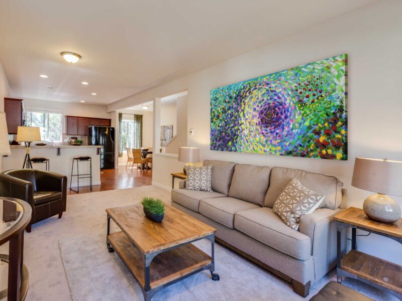 Color Vortex Abstract Painting - Image 2