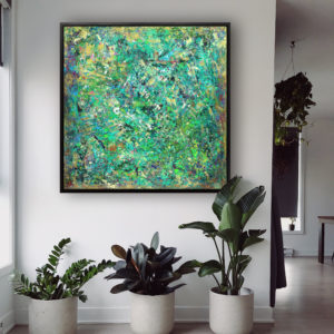 Chaturanga Dandãsana Abstract Painting