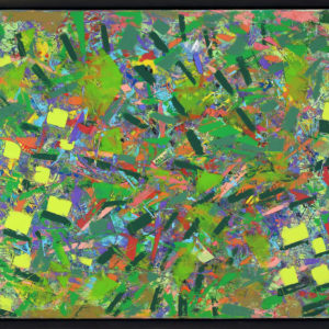Supta Daṇḍãsana Abstract Painting