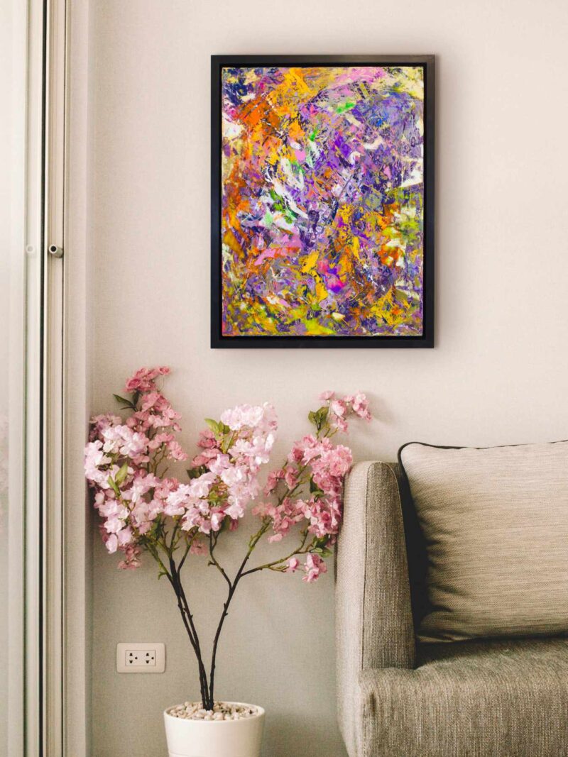 Padmãsana Abstract Painting