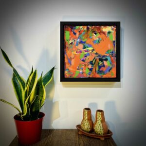 Chandra Namaskãr #14 Painting on wall