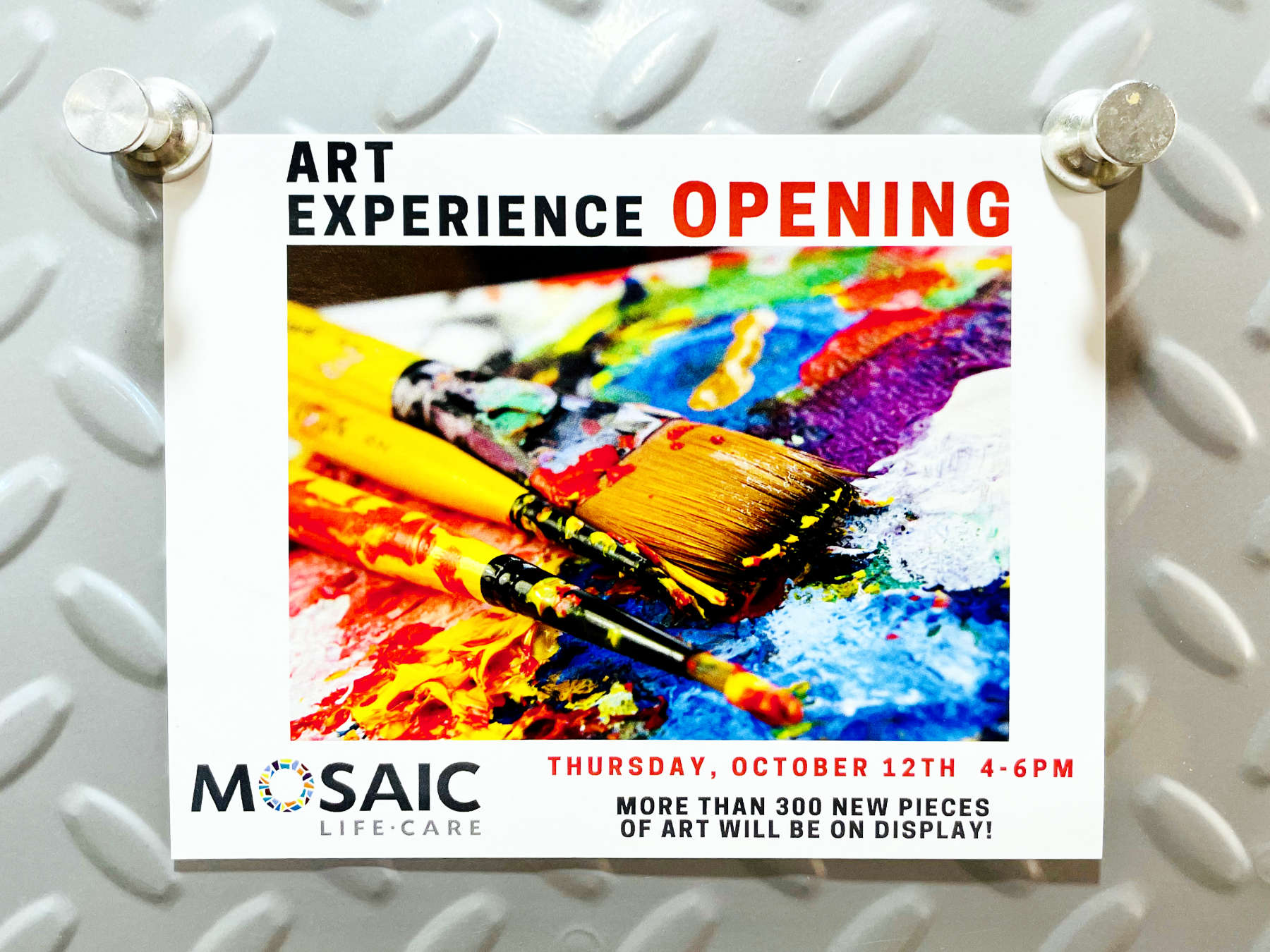 Mosaic Life Care Exhibition Invite