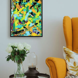 Vakrãsana (R) Abstract Painting - Image 2