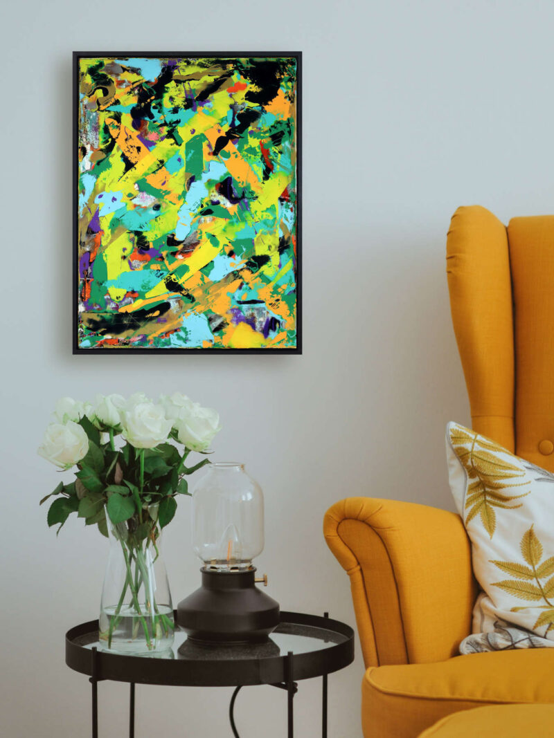 Vakrãsana (R) Abstract Painting - Image 2