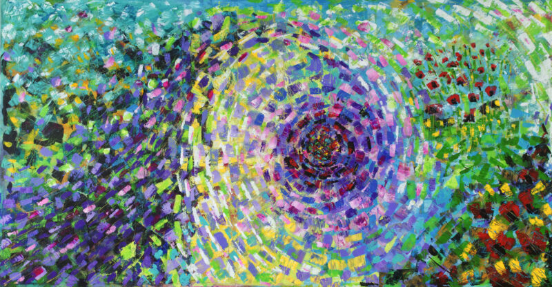 Color Vortex Abstract Painting