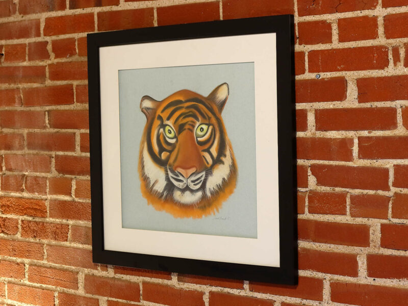 Tiger Pastel Drawing