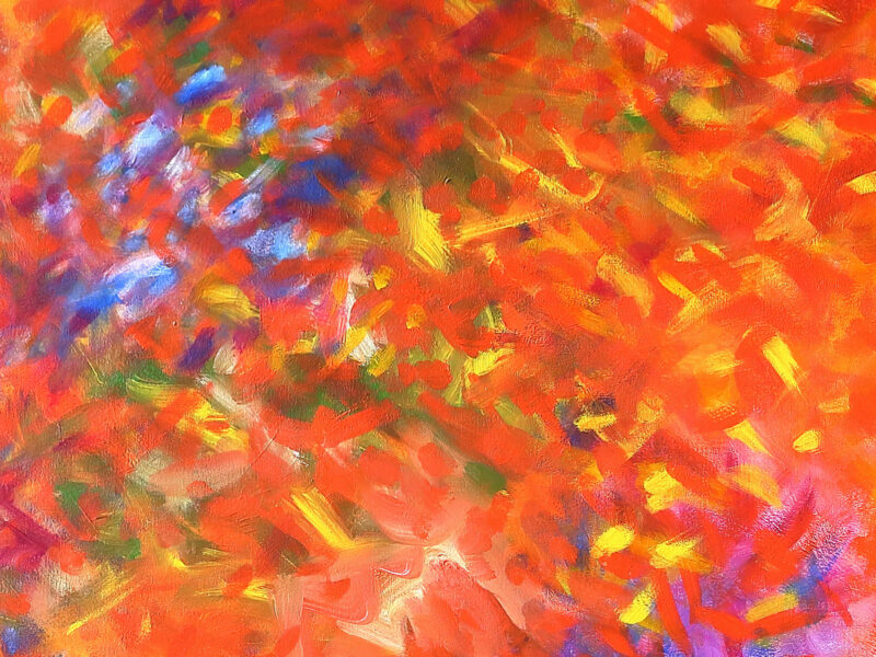 Vitality 92x48 Abstract Painting