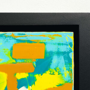 Garuḍāsana Abstract Painting Closeup