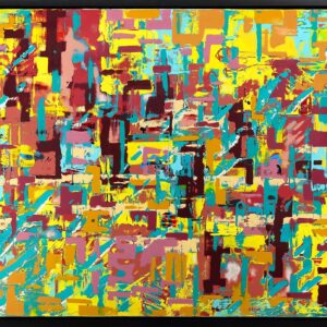 Garuḍāsana Abstract Painting