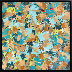 Aṣṭa Candrāsana Abstract Painting