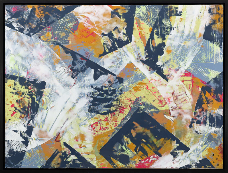Utthita Tāḍāsana Abstract Painting