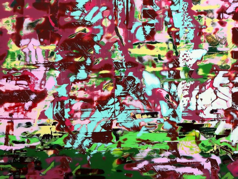 Supta Nitambāsana Abstract Painting - Image 3