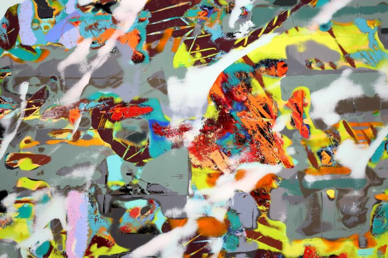 Vīrabhadrāsana C Abstract Painting - Image 3
