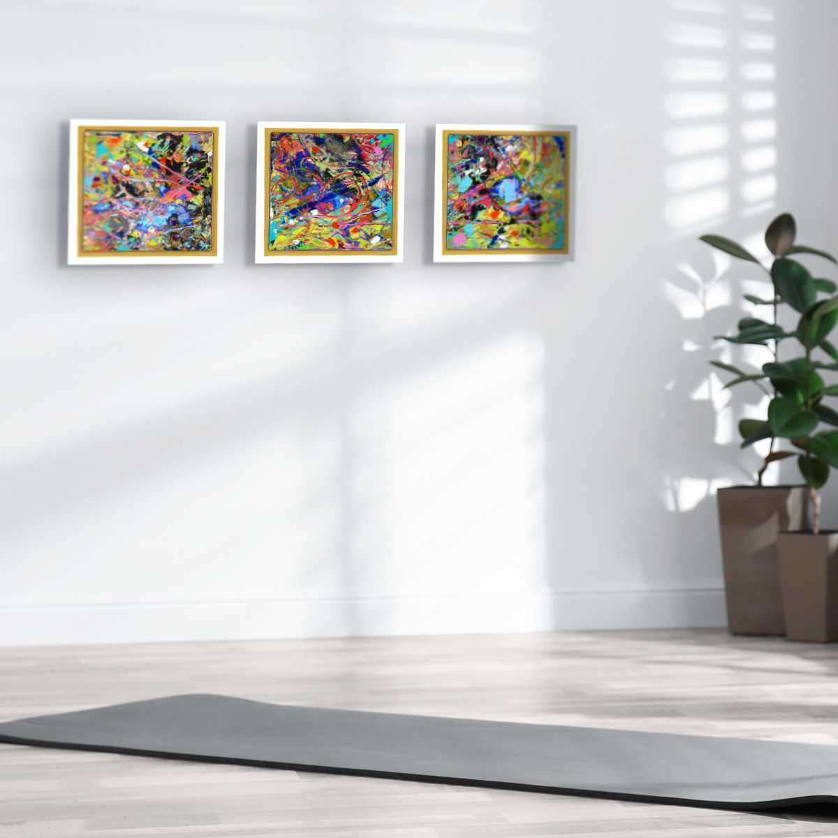 Dhyana Paintings in Yoga Studio