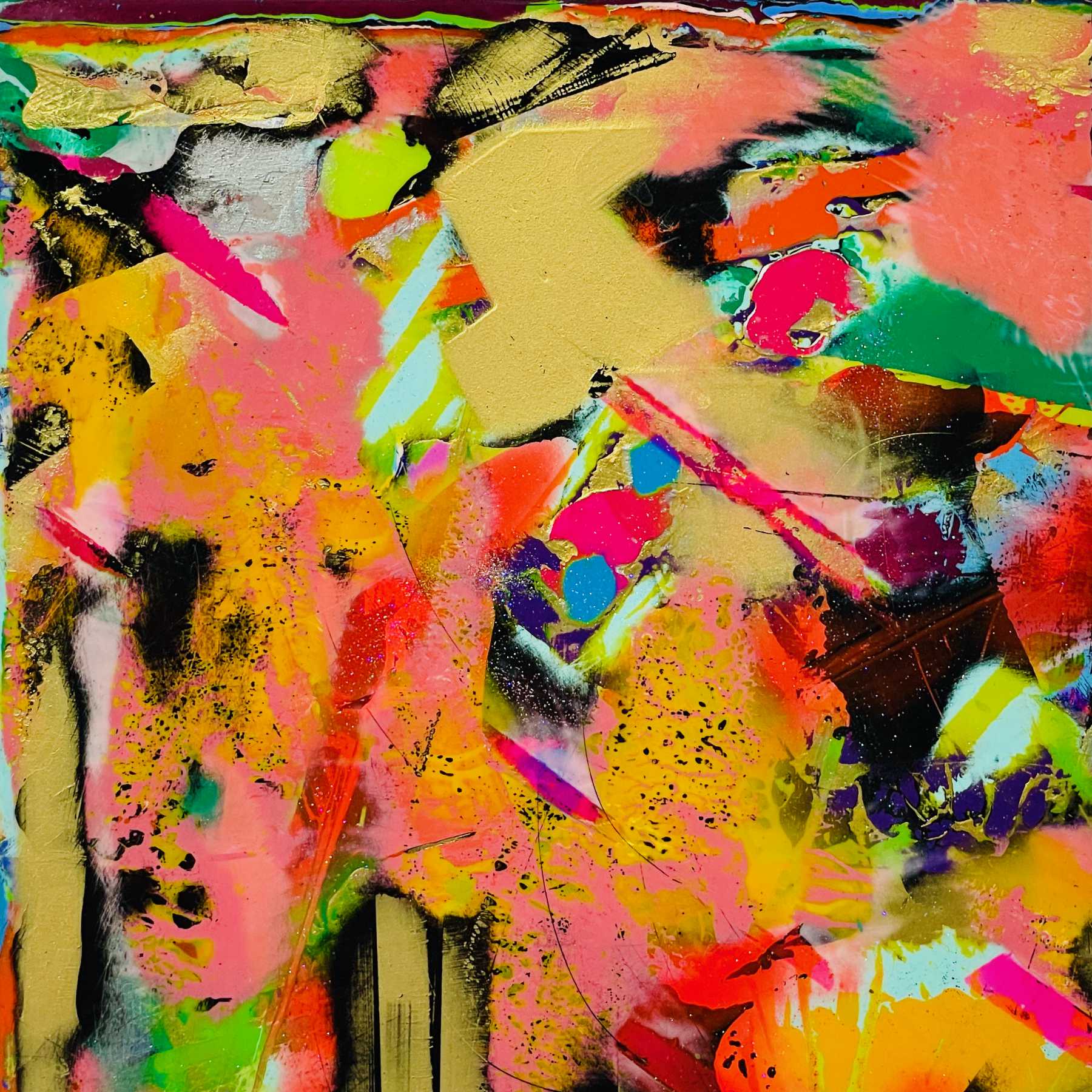 Dhyāna Mudra E Abstract Painting