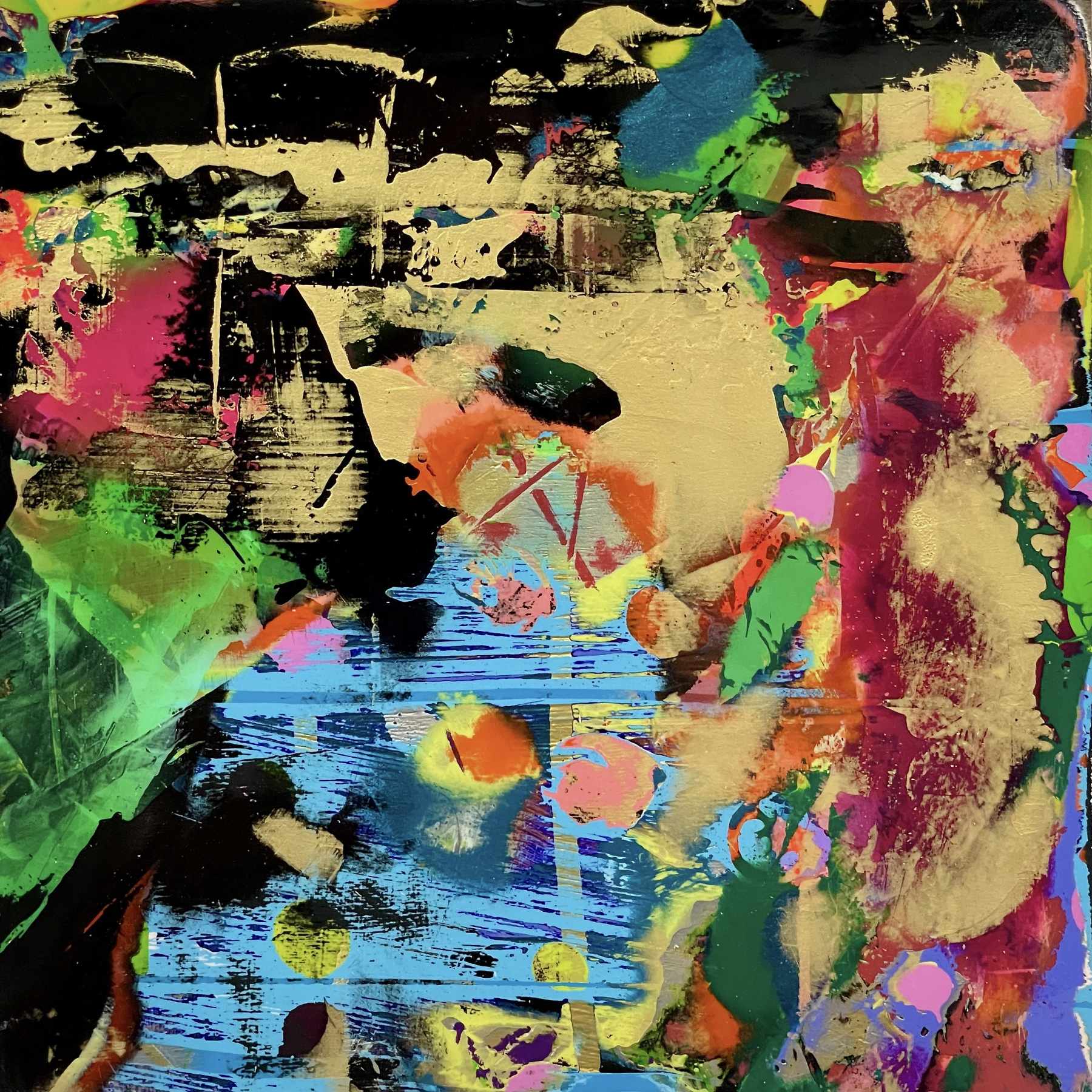 Dhyāna Mudra B Abstract Painting