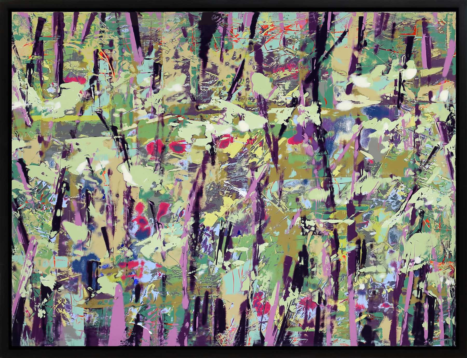 Vṛkṣāsana Abstract Painting