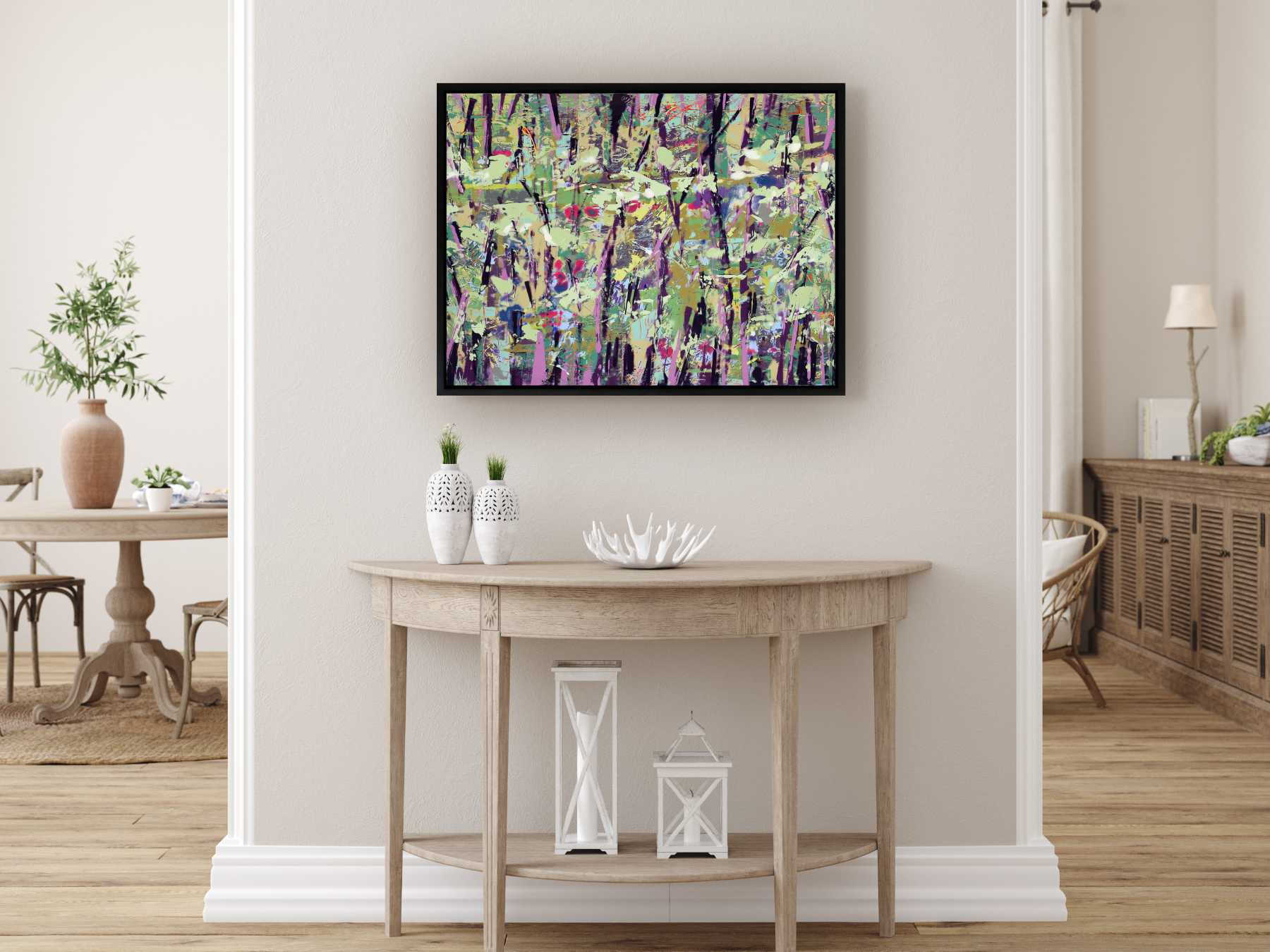 Vṛkṣāsana Abstract Painting - Image 2