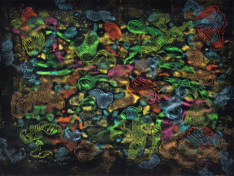 Auspicious Evening Abstract Painting