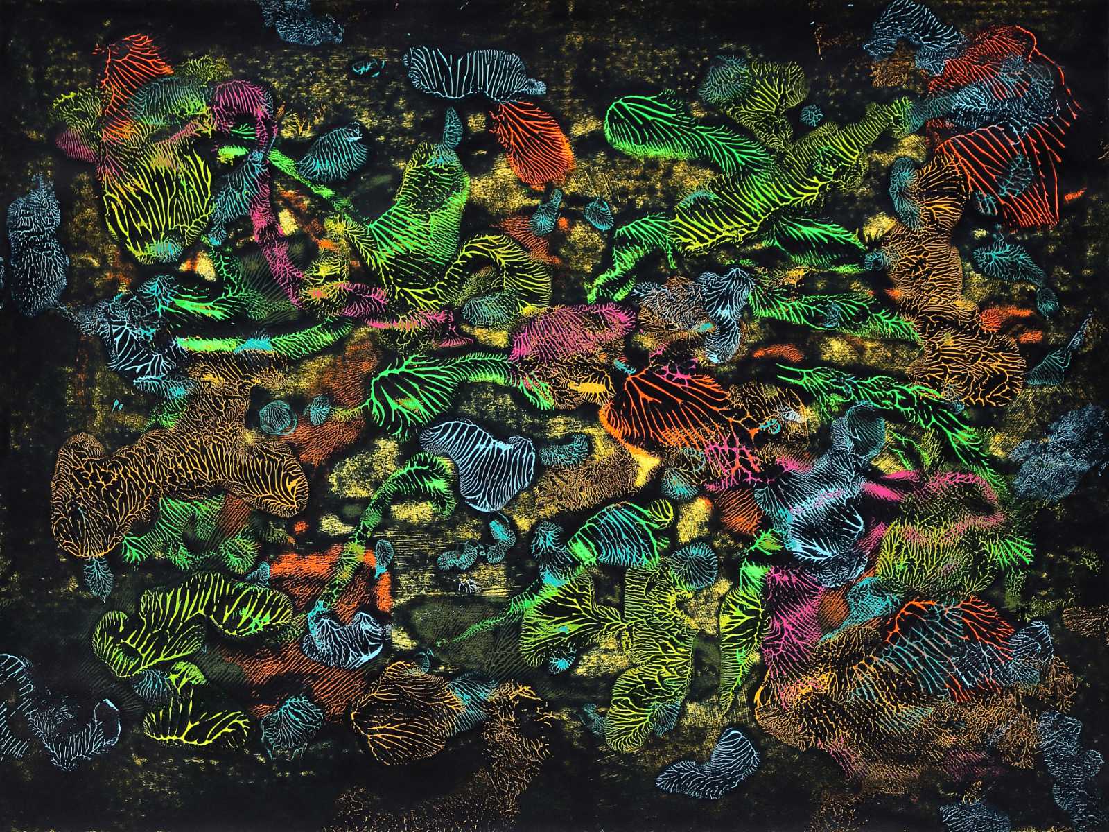 Auspicious Evening Abstract Painting