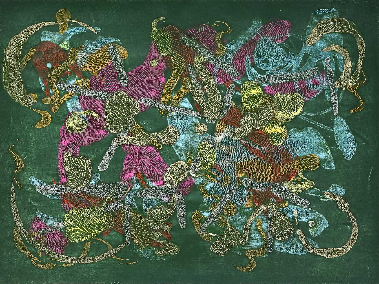 Auspicious Journey Abstract Painting
