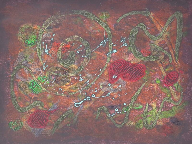 Auspicious Morning Abstract Painting