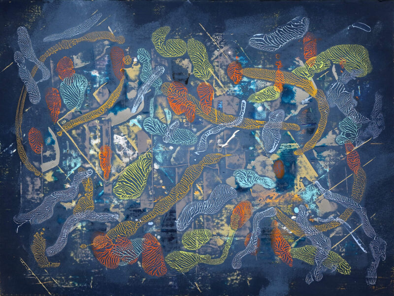 Auspicious Practice Abstract Painting